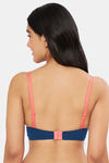 Amante Padded Non Wired Full Coverage T-Shirt Bra - Poseidon Sunkist Coral — thumbnail 2